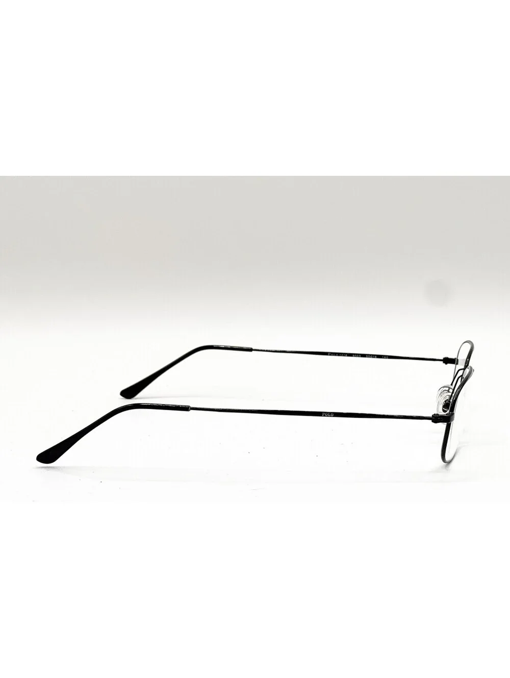 Polo Ralph Lauren 1016 9003 Shiny Black GUN Metal Authentic Eyeglass Frames 50-1